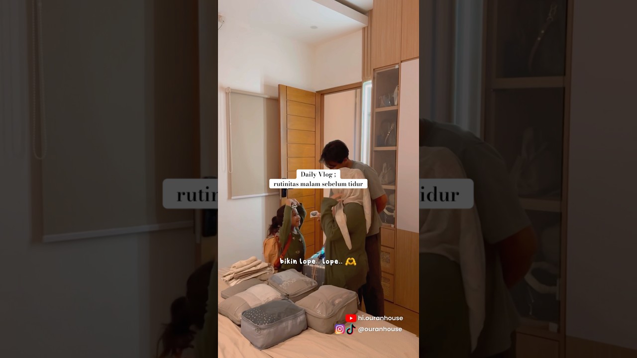 Daily Vlog ; rutinitas malam seblum tidur