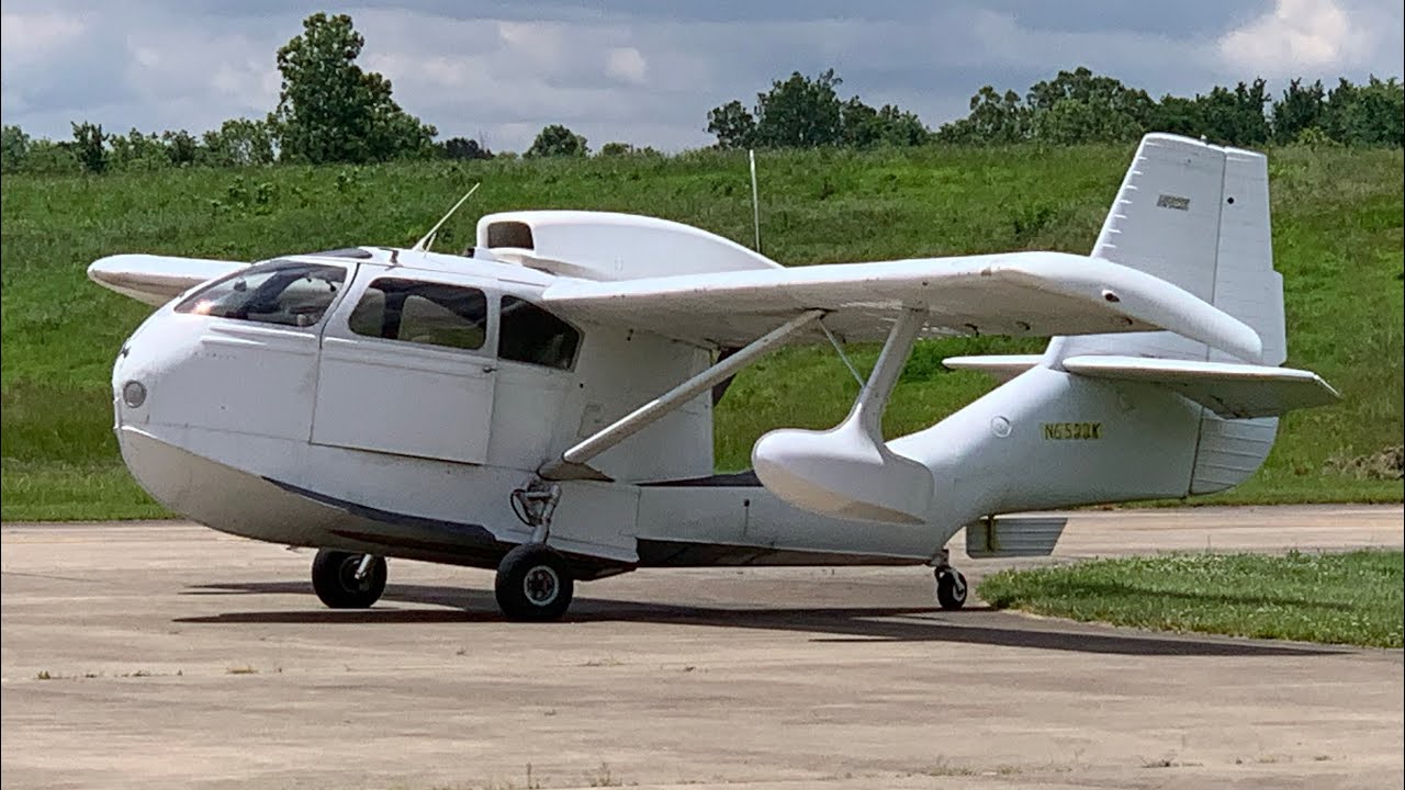 Republic RC-3 Seabee Flight Over Evansville, Indiana