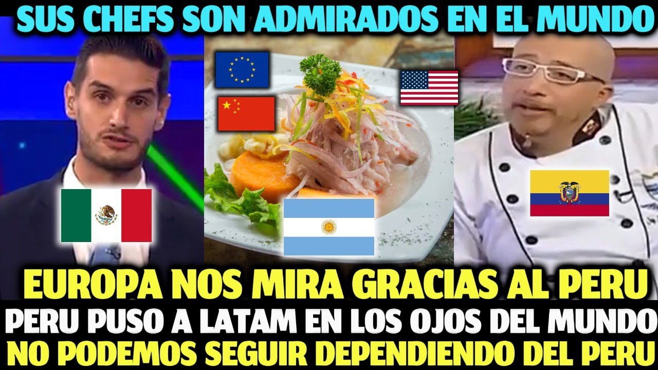 PERIODISTAS Y CHEFS INTERNACIONALES  ADMIRADOS POR LA RELEVANCIA DE LA COMIDA PERUANA EN EL MUNDO