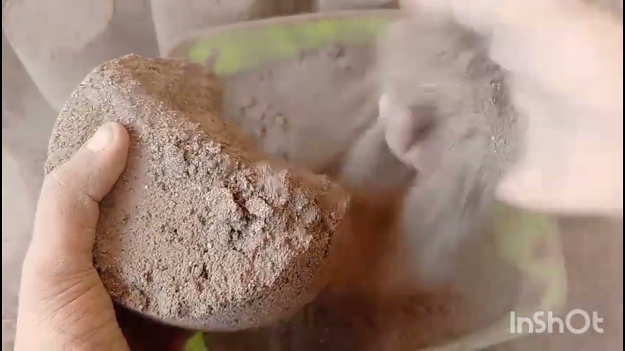 Asmr~Insanely Dusty Full dry crumbling of Black sand 💥🔥Super dusty and satisfying 💣must watch❤️