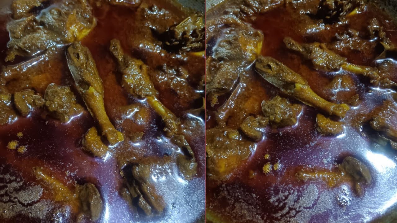 🦆Testi Masaledar Dark🦆 Curry recipe 🔥|Assamese Style Masaledar Dark Curry | Dark Recipe 🦆