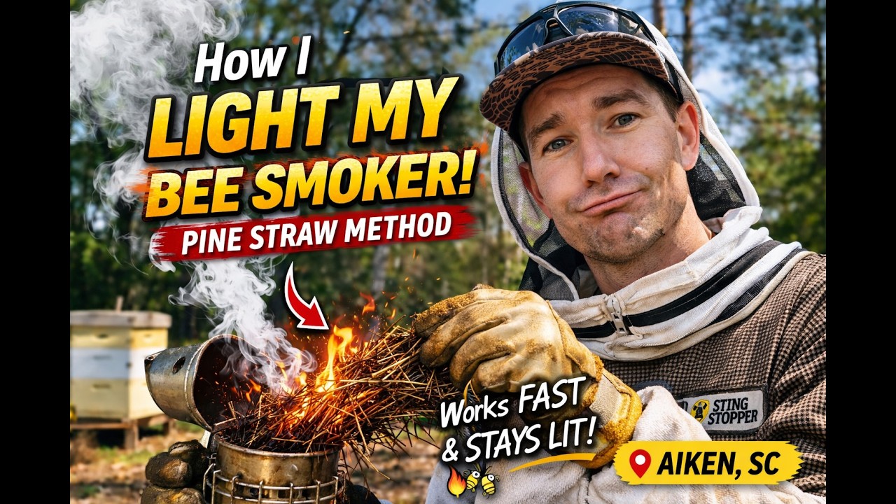 How to Light a Bee Smoker FAST (Beginner Friendly)