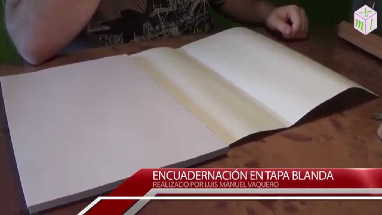 Encuadernación con tapa blanda