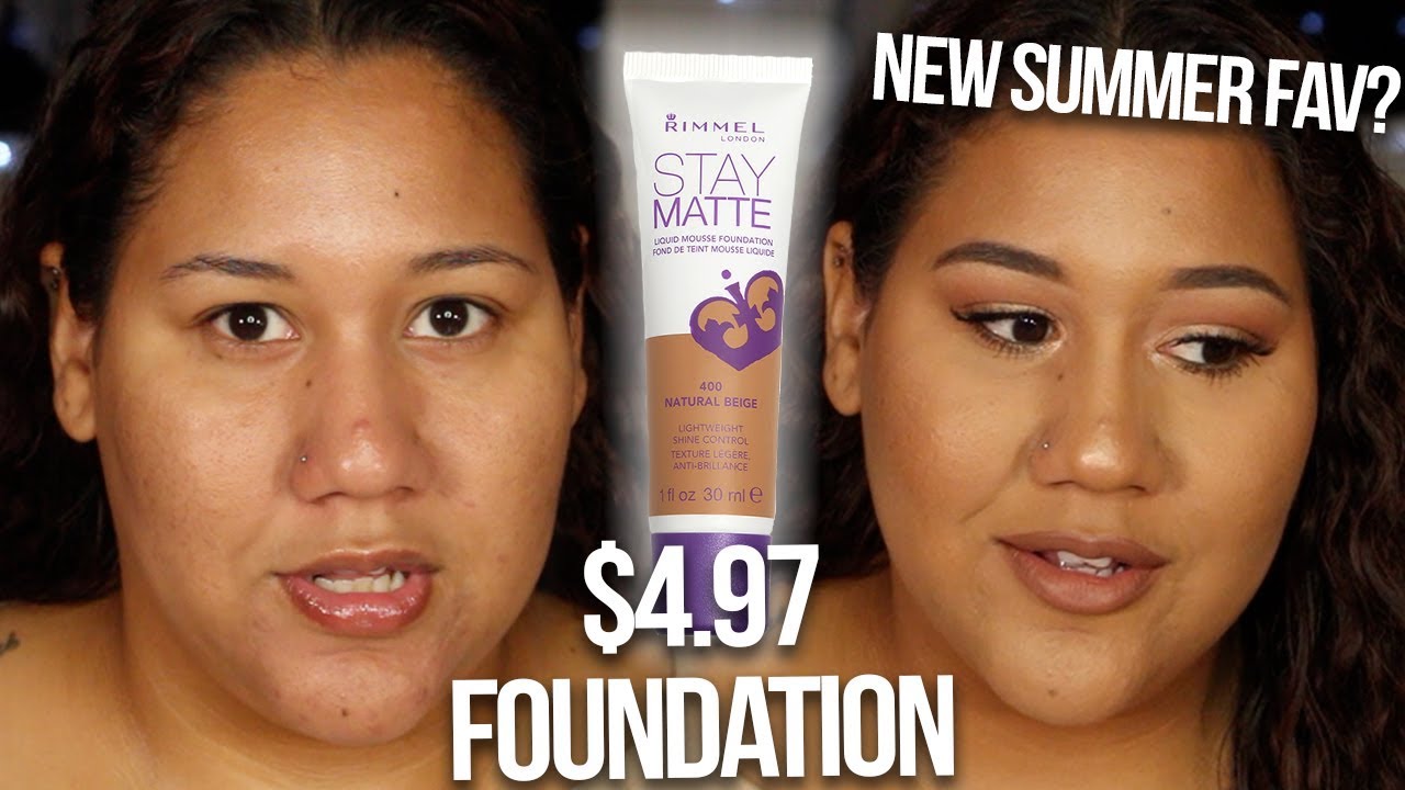 BEST SUMMER FOUNDATION FOR OILY SKIN?! | Rimmel Stay Matte Foundation First Impression + Wear Test