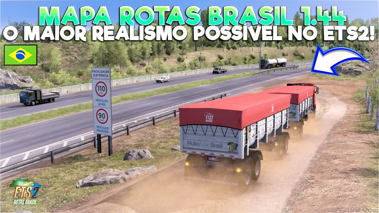 MAPA ROTAS BRASIL 1.44 - ESSA FOI A MELHOR ATUALIZAÇÃO JÁ FEITA!