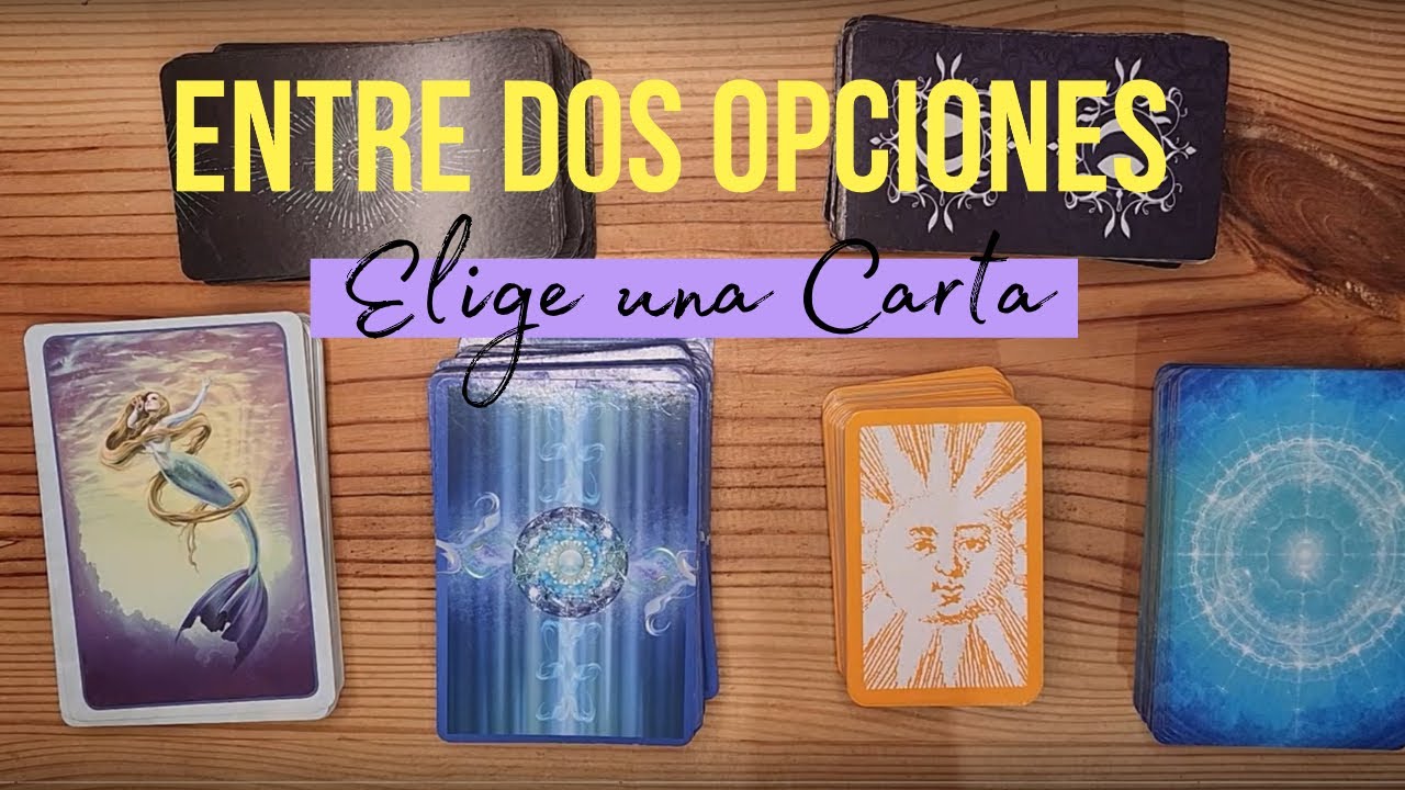 TAROT INTERACTIVO - ELEGIR ENTRE DOS OPCIONES ✌😉🎁✨