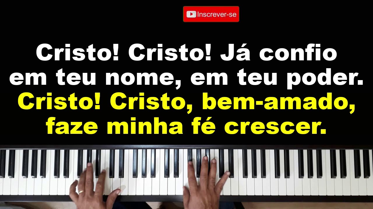 (406 Cantor Cristão) CONFIAR EM CRISTO - Com letra e introdução (115 BPM 4/4)
