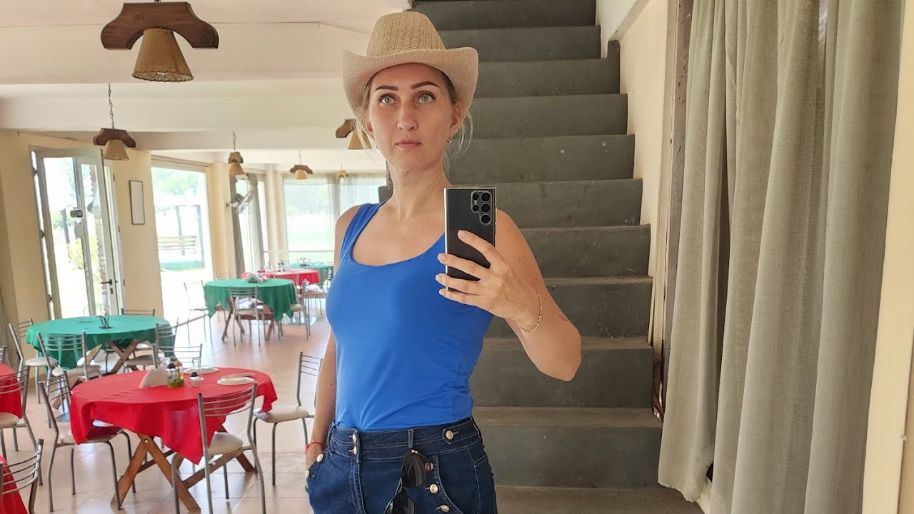 Una rusa pasando finde en la estancia Argentina, a unos kilómetros de Buenos Aires