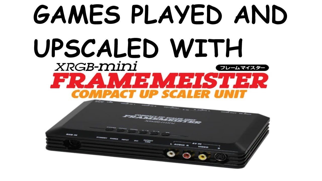 GAMES PLAYED AND UPSCALED WITH ( FRAMEMEISTER ) - No Commentary - Part 1