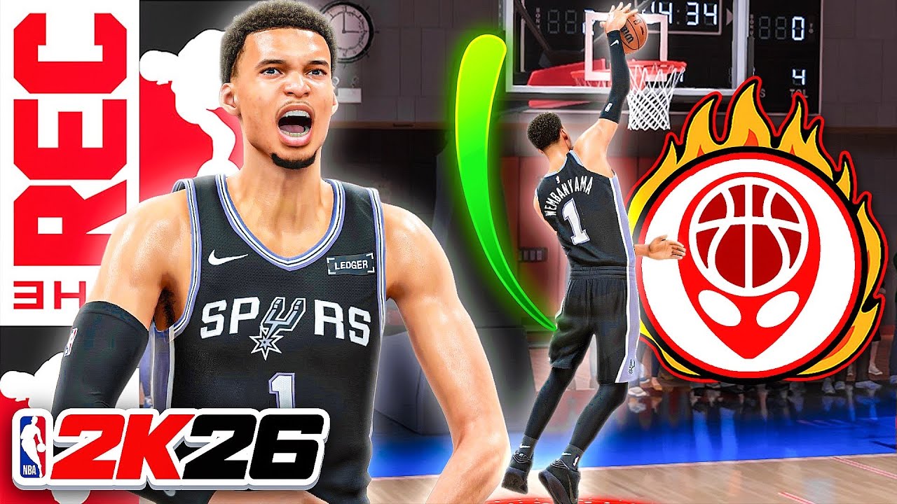 7'4 VICTOR WEMBANYAMA BUILD in the 'COMP' RANDOM REC is UNSTOPPABLE (NBA 2K26)