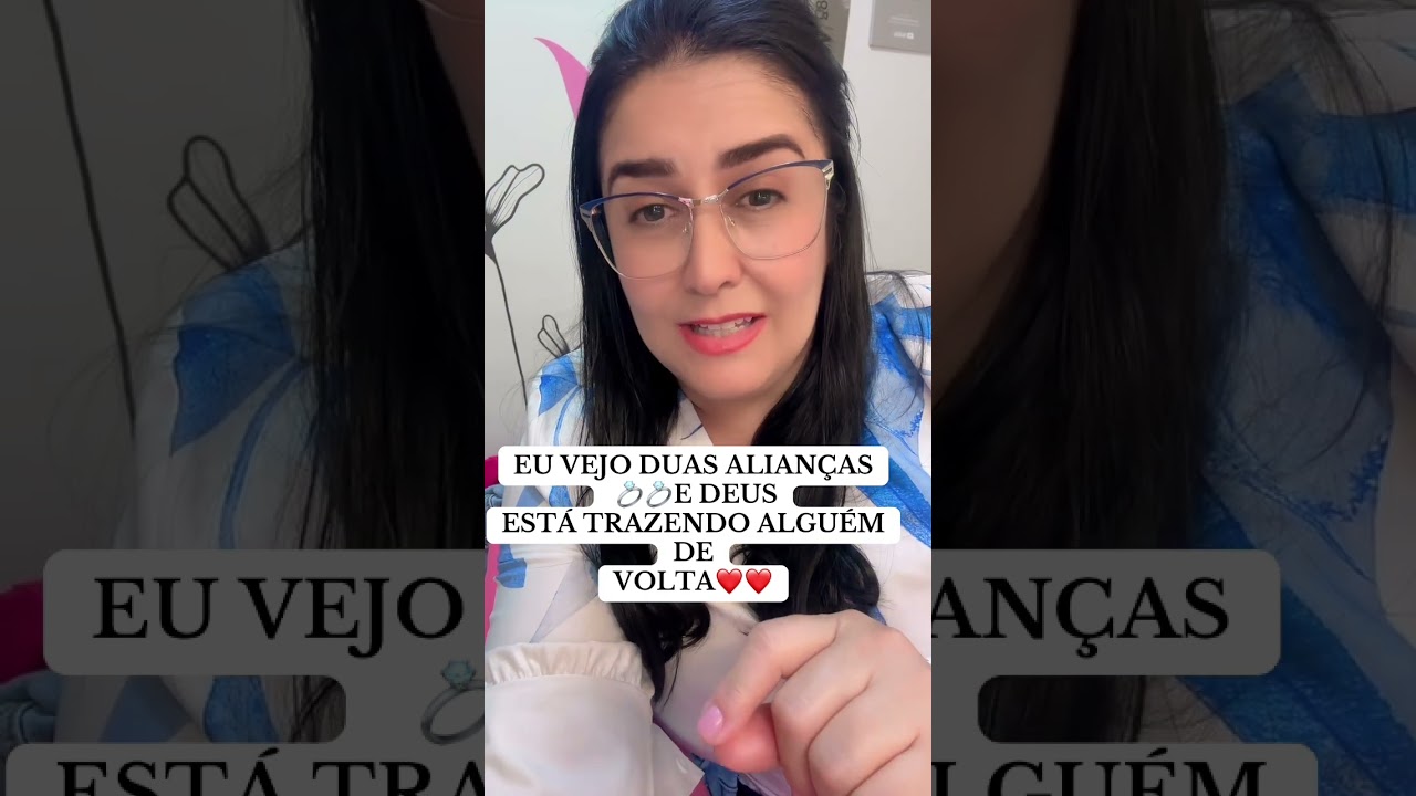 DEUS ESTÁ TRAZENDO ALGUÉM AÍ PRA REATAR ALIANÇA‼️💍💍