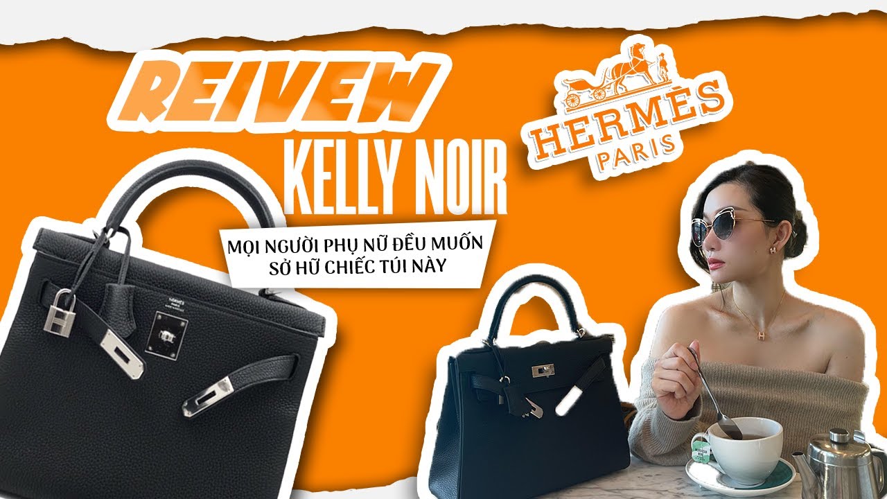 Review Kelly 28 Noir Togo 🍊