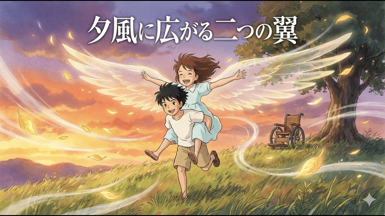 【睡眠導入・眠くなる朗読】夕風に広がる二つの翼 #朗読 #睡眠朗読