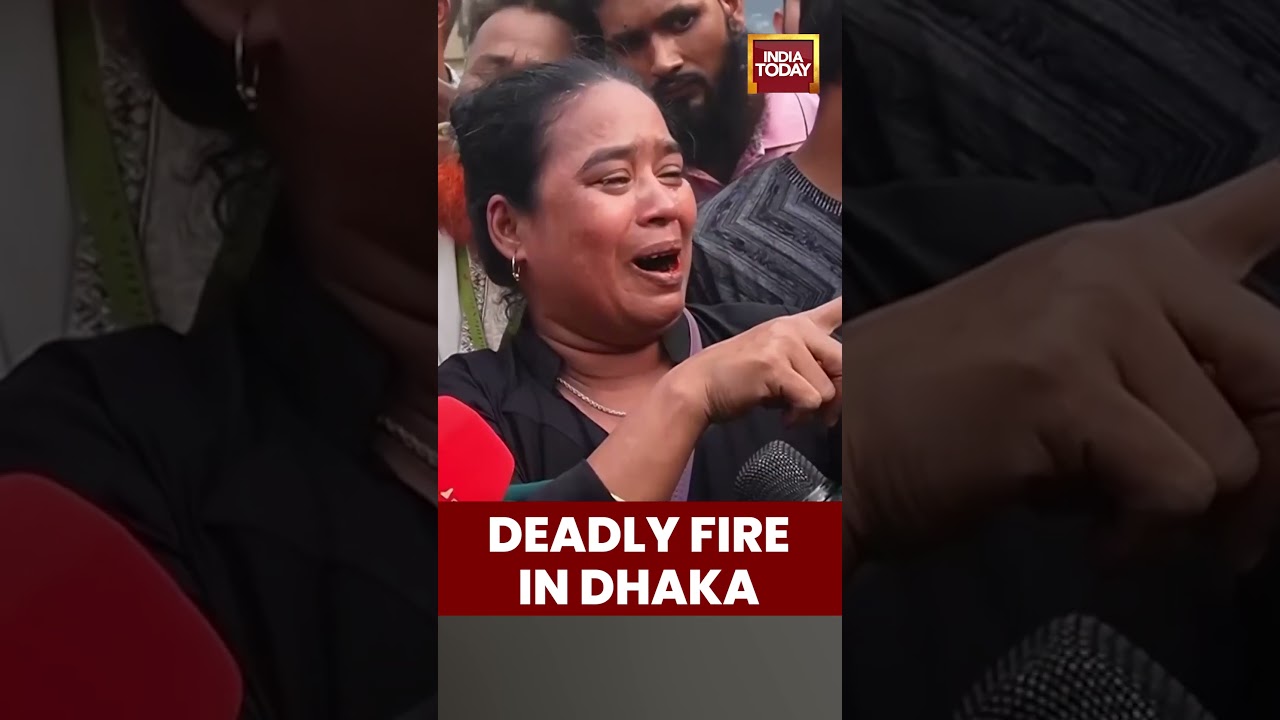 Massive fire tears through garment factory and chemical warehouse in Dhaka, killing several workers
