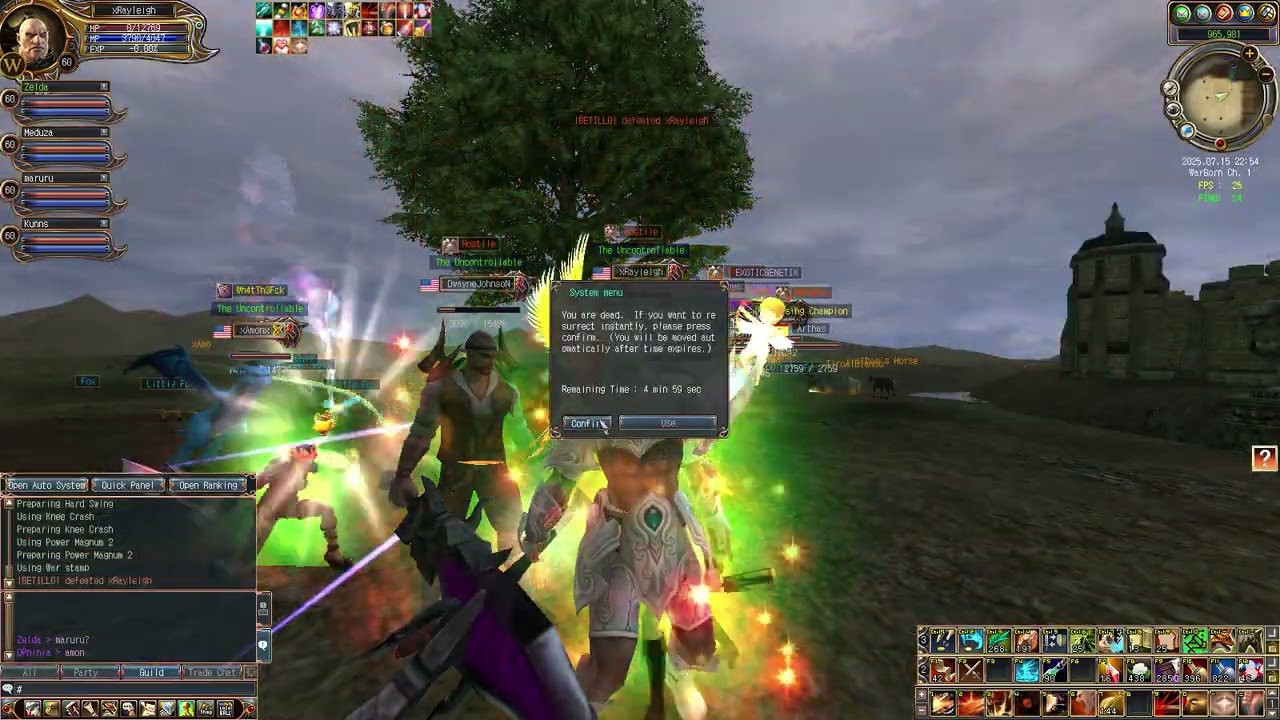 WarBorn Last Chaos - Pvp fuera juno (El titan no sirve :v )