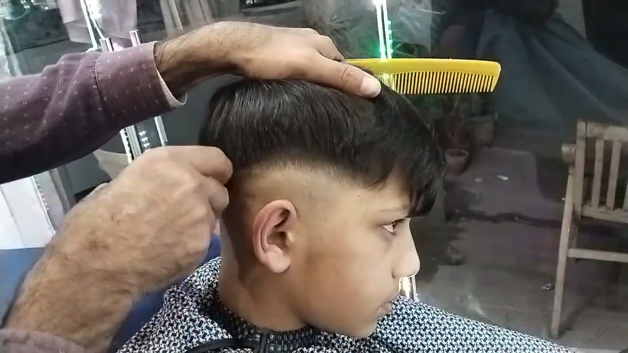Skin fade hairstyle 🔥