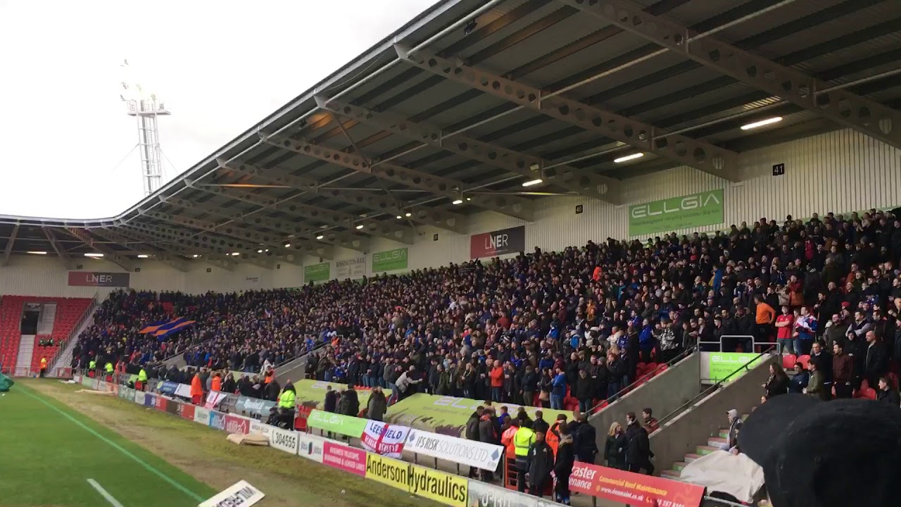 Oldham Athletic Super Oldham Chant! Away to Doncaster 26/01/2019
