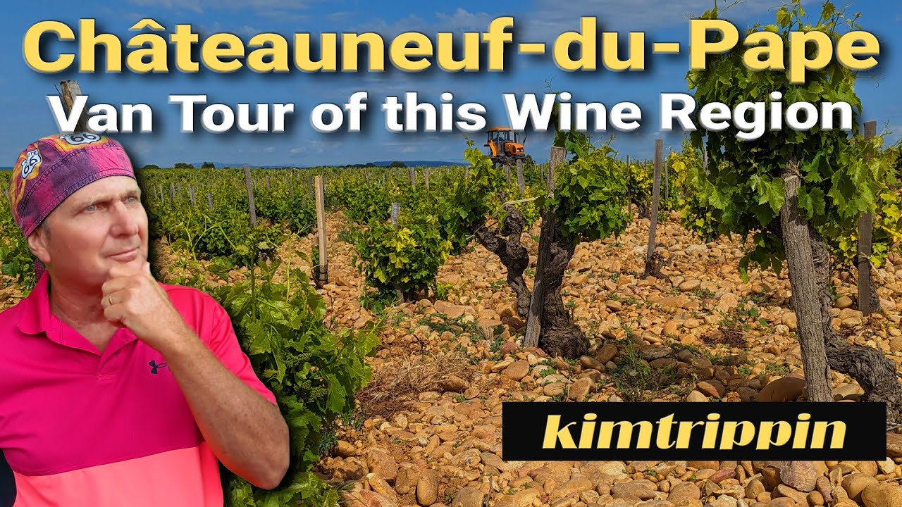 Van tour of Châteauneuf-du-Pape Wine Region