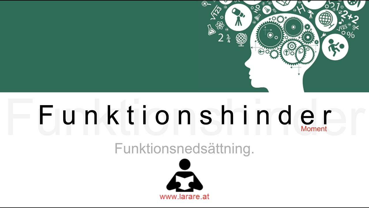 Webblektion: funktionshinder