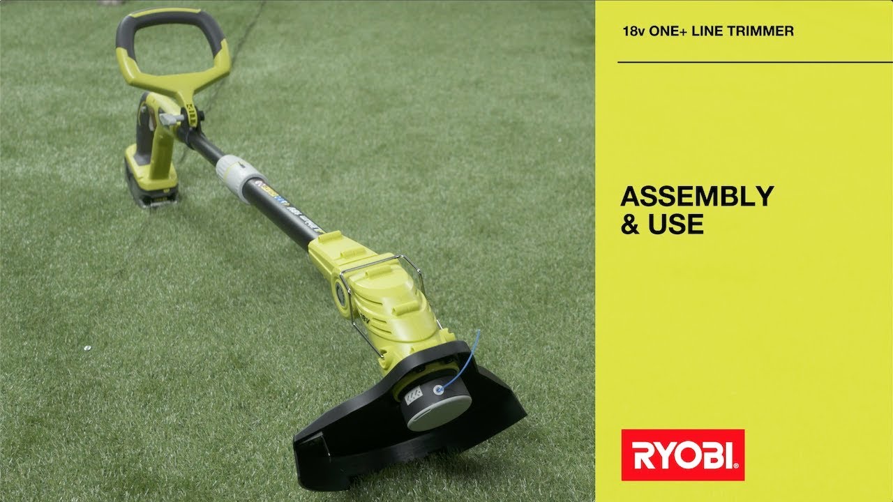 RYOBI: Сборка и эксплуатация триммера для стрижки волос ONE+ 18 В