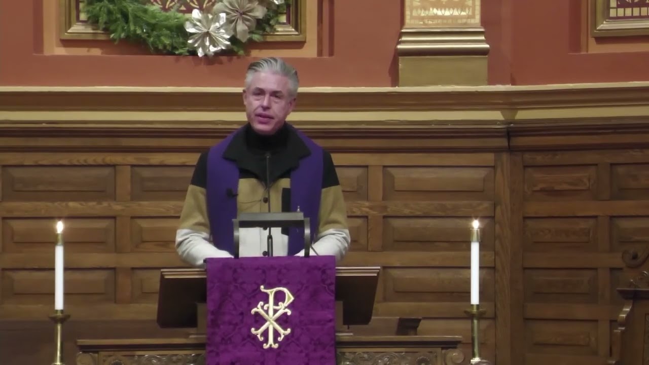 Rev. William Critzman preaching “Meanwhile, Joy to the World”