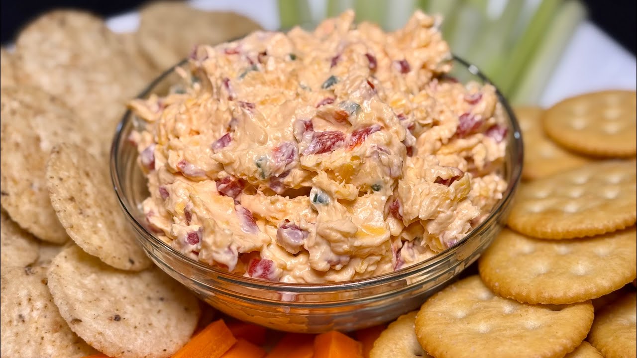 How to Make Homemade Pimento Cheese - Super Easy and Fast Recipe!!!