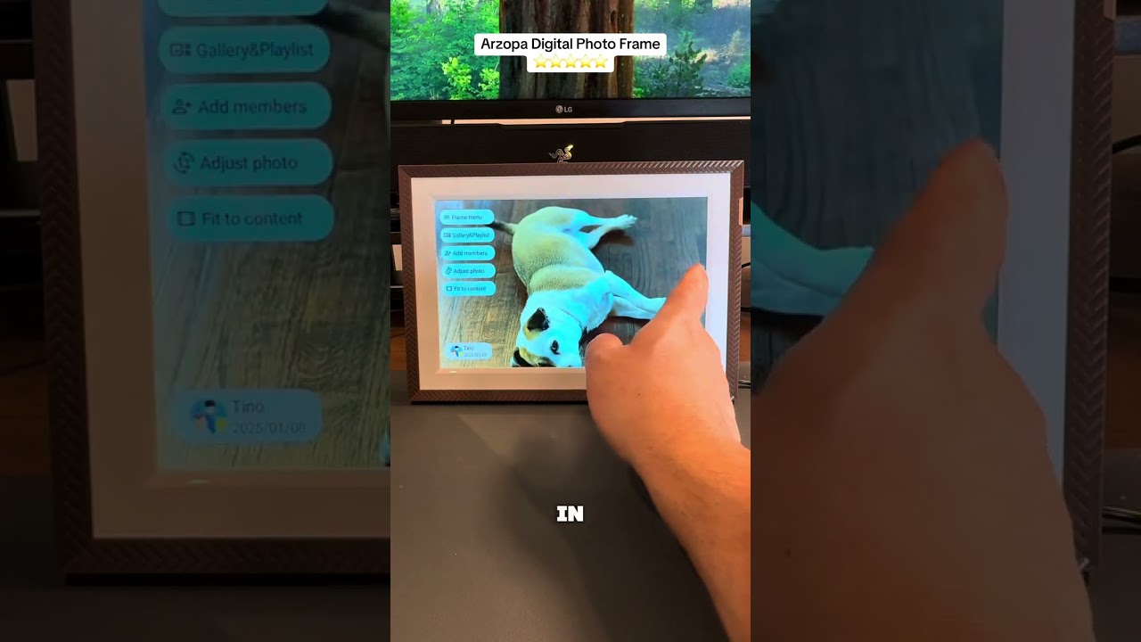 The Arzopa Digital Photo Frame is an amazing way to show your favorite photos and videos