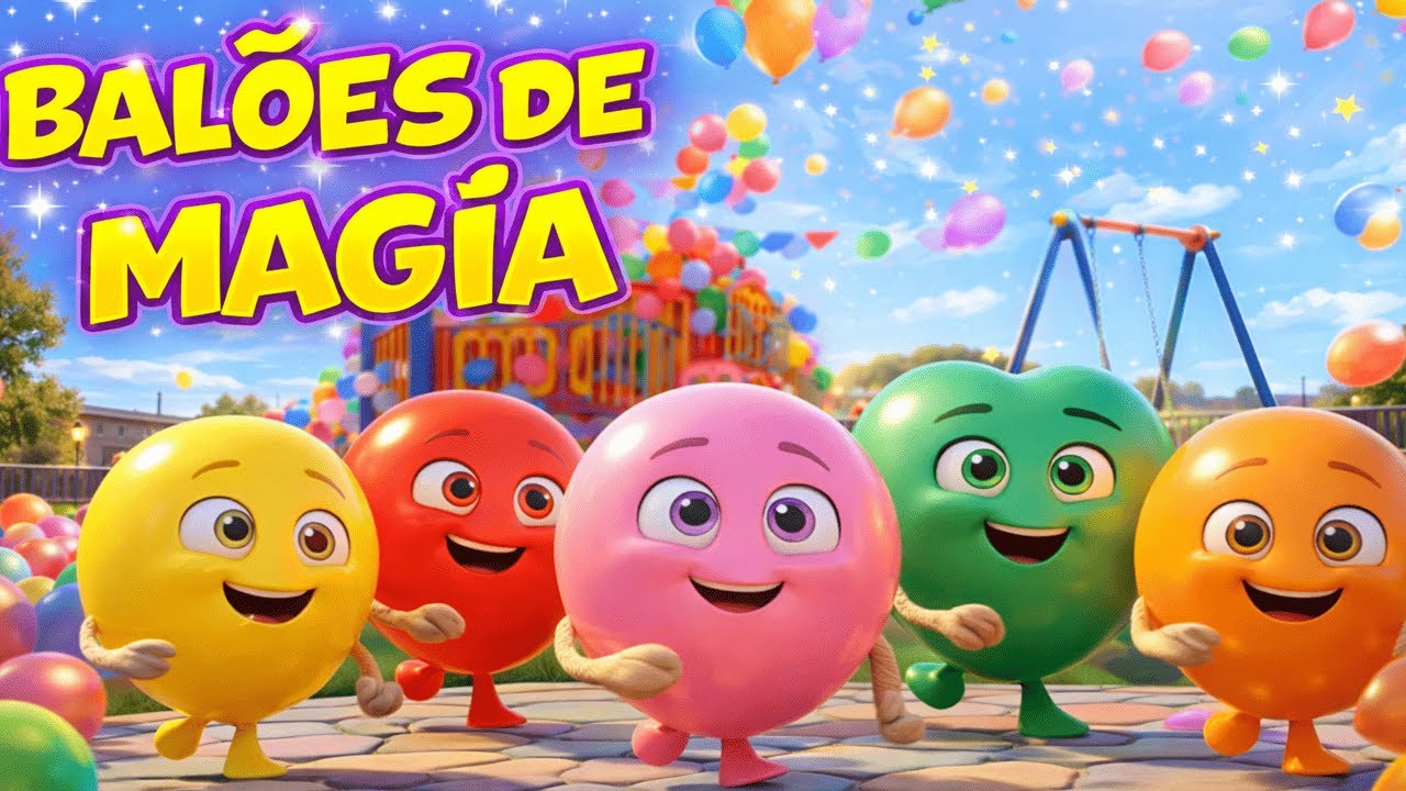 Balões de Magia - Videoclipe da Música em versão 3D