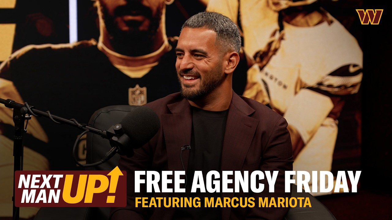 Post-Signing 1-on-1: QB Marcus Mariota | Free Agency Fridays x Next Man Up | Washington Commanders