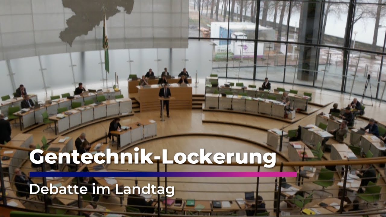 Neue Gentechnik ohne Kennzeichnung? Debatte im S&auml;chsischen Landtag I Sachsen Fernsehen