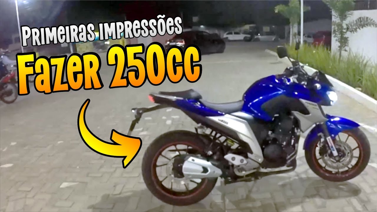 Motovlog - Primeiro rol&ecirc; filmado da FZ25