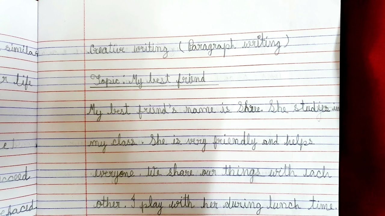 Easy Essay On  MY BEST FRIEND  for kids || Few Lines on My Friend - My Rockstar Daughter