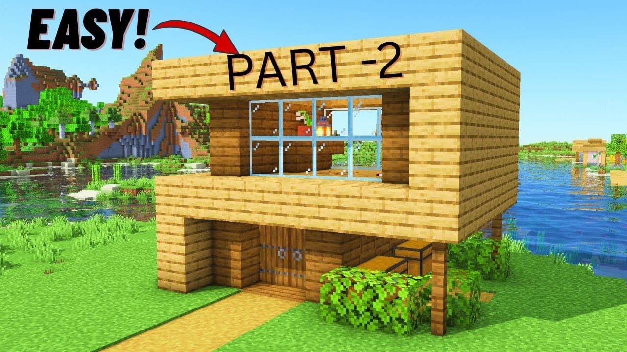 Finally, I have completed my house in Minecraft part 2😊#minecraft #video 