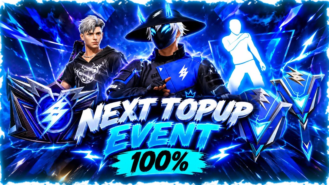 NEXT TOPUP EVENT 100% FREE FIRE