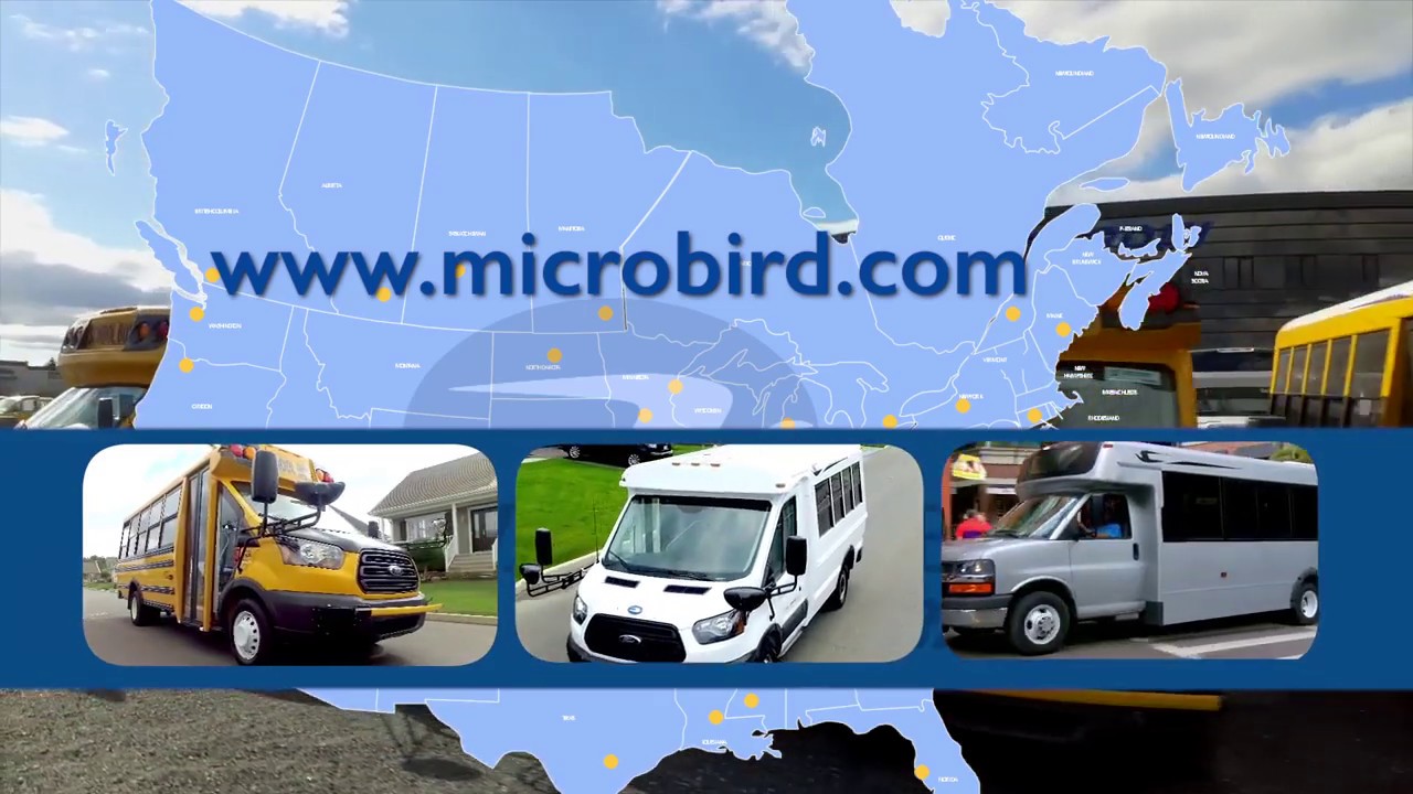 Complete line of small buses Micro Bird by Girardin
