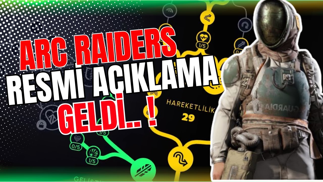 ARC Raiders Projeler Resmi A&ccedil;ıklama Geldi! Reset, Yetenek Puanı, Envanter Değeri | Hepsi Netleşti! 📢