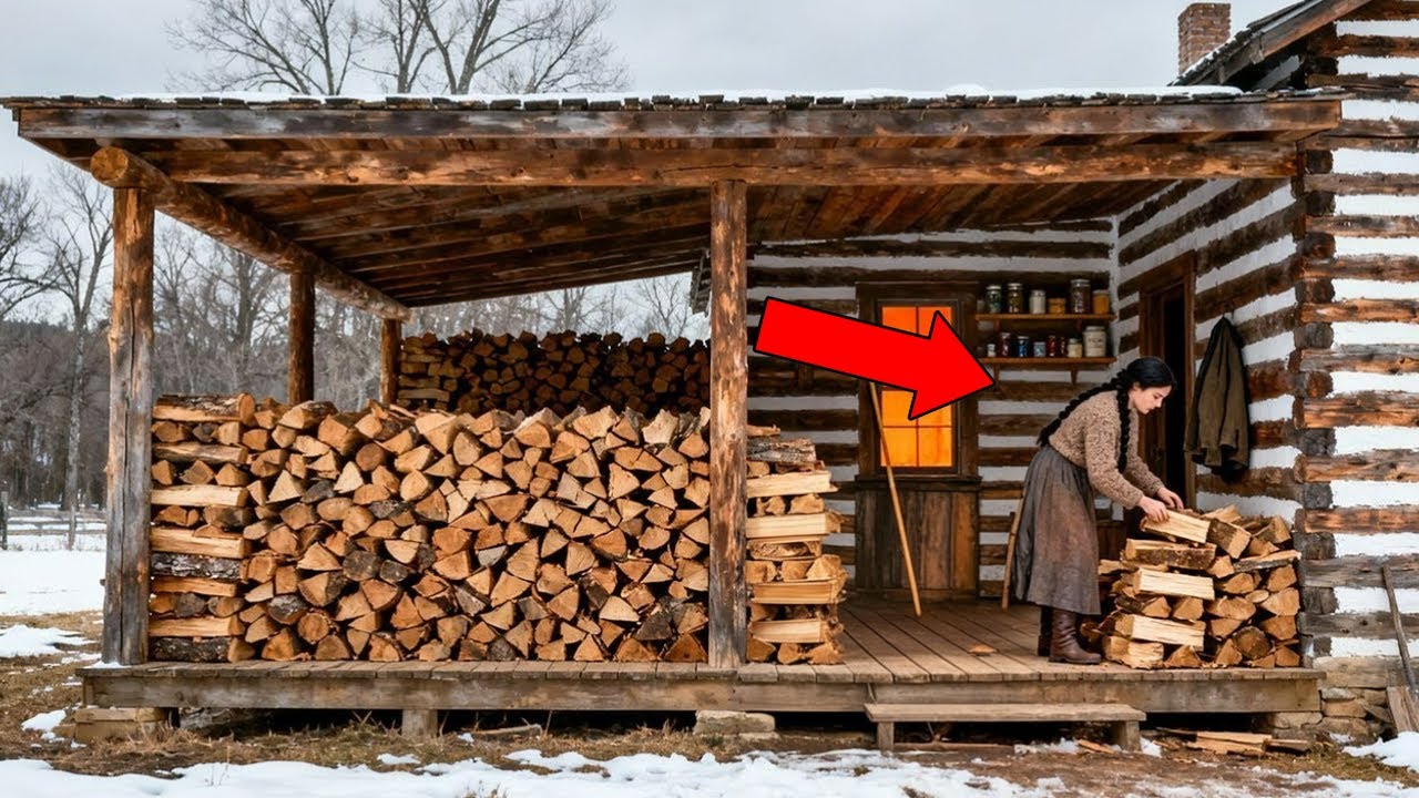 Sousedé se smáli její kůlně kolem domu. V zimě měla jako jediná suché dřevo!