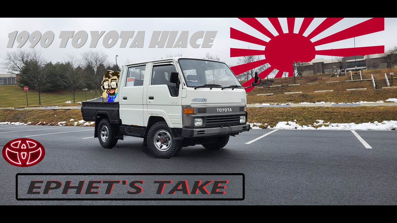 I DRIVE A 1990 TOYOTA HIACE!!!!