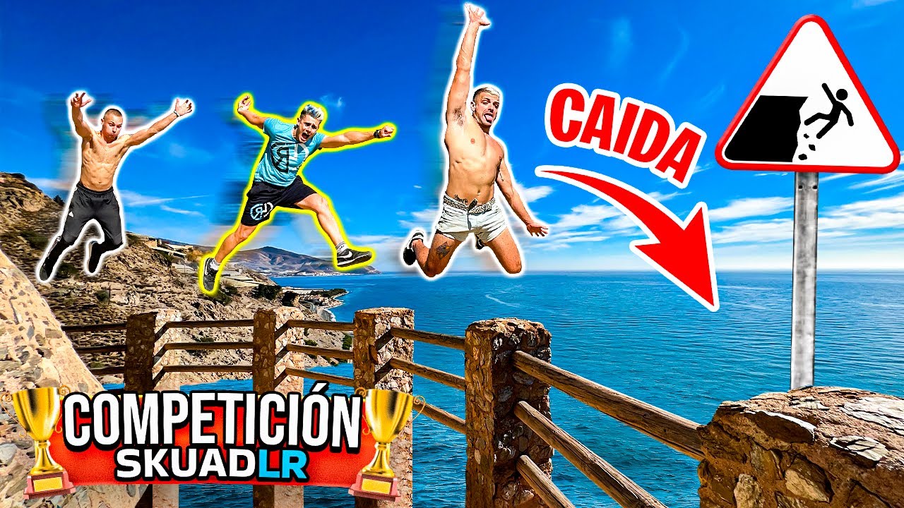¿QUIÉN ES MÁS PROBABLE que SE CAIGA POR EL PRECIPICIO...?⚠️| *COMPETICIÓN de PARKOUR*