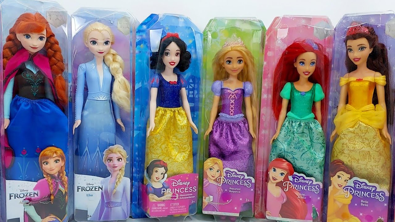 Mattel Disney Princesses Dress up Ariel, Rapunzel, Belle, Tiana, Sindirella, Mulan DIY