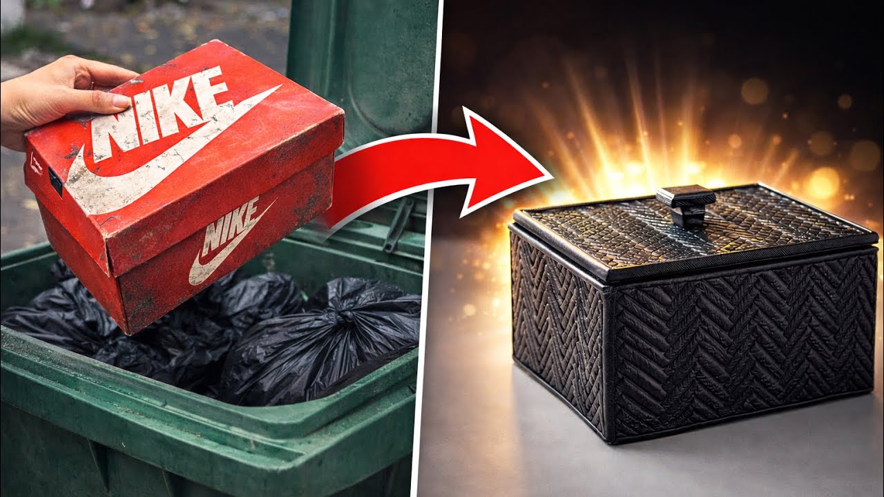 You can't buy this from a store ❗️Even an empty shoe box surprised me😳DİY Home Decor