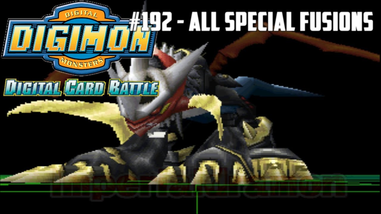 Digimon Digital Card Battle #192 - All Special Fusions