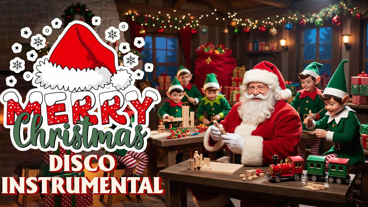 Christmas Disco Instrumental 2026 🎄 Jingle Bells • Last Christmas | Best Old Holiday Medley