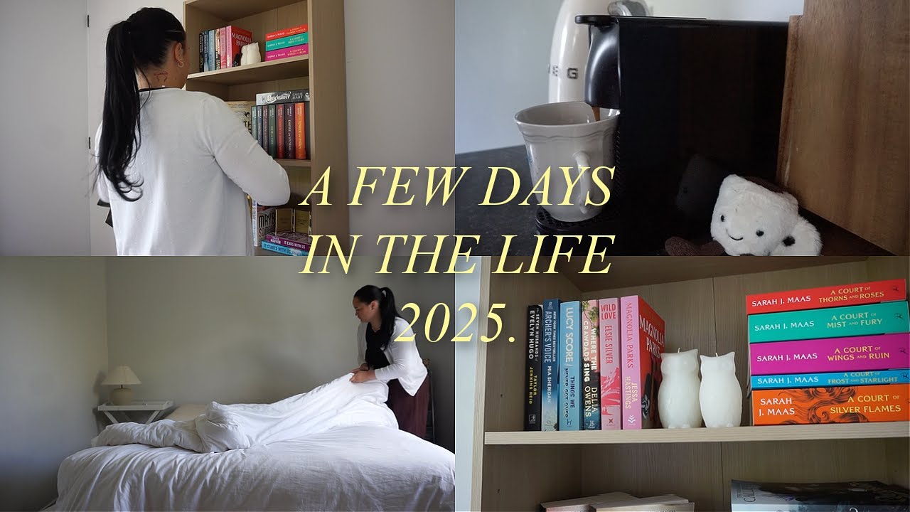 Setting Up My First Bookshelf + Happy 2025 | VLOG ONE OF 2025!
