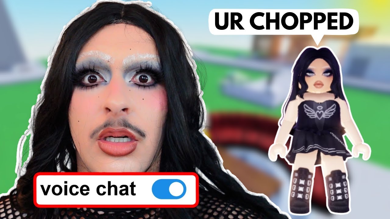 I TROLLED ROBLOX VOICE CHAT DRESSED AS MY AVATAR 💀😈
