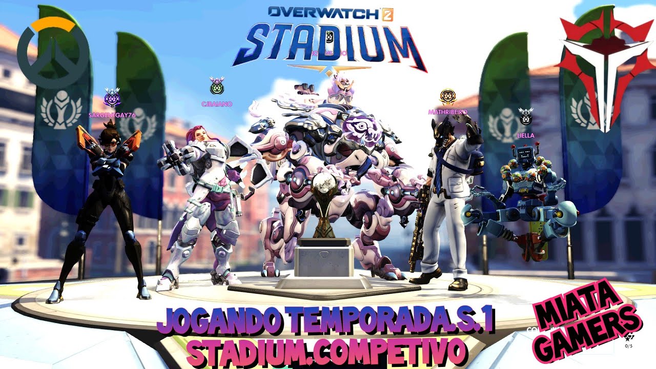Overwatch.miatagamers.temporadas1evento.talon.vs.Overwatch.jogando.desafio.semana.ptbr
