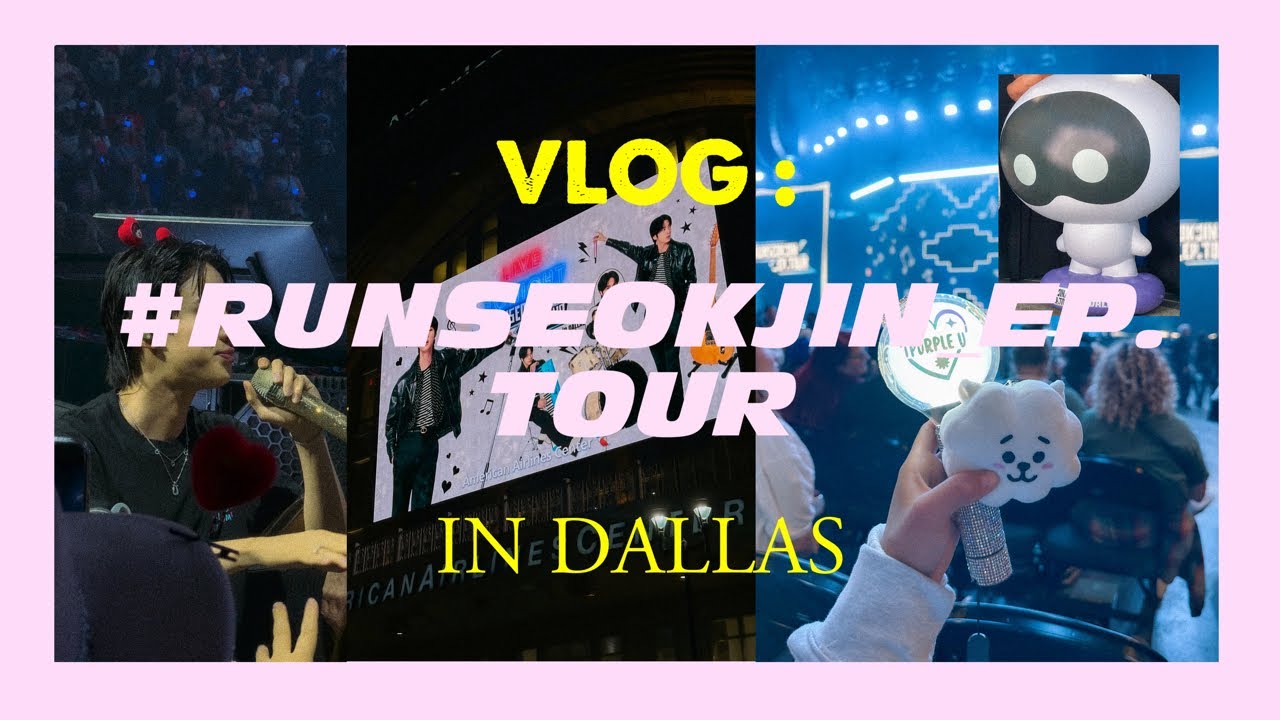VLOG: #RUNSEOKJIN_EP.TOUR IN DALLAS  #bts #jin #seokjin 