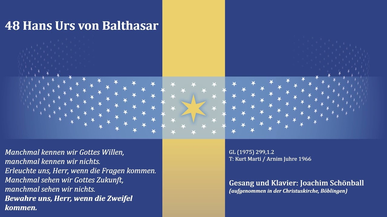 ALLt&auml;glich| 48 Hans Urs von Balthasar| Manchmal kennen wir Gottes Willen