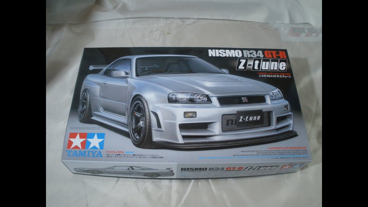 プラモ屋店長がお送りするキットレビュー タミヤ 1/24 R34(BNR34) ニスモスカイラインＧＴ－Ｒ Ｚチューン