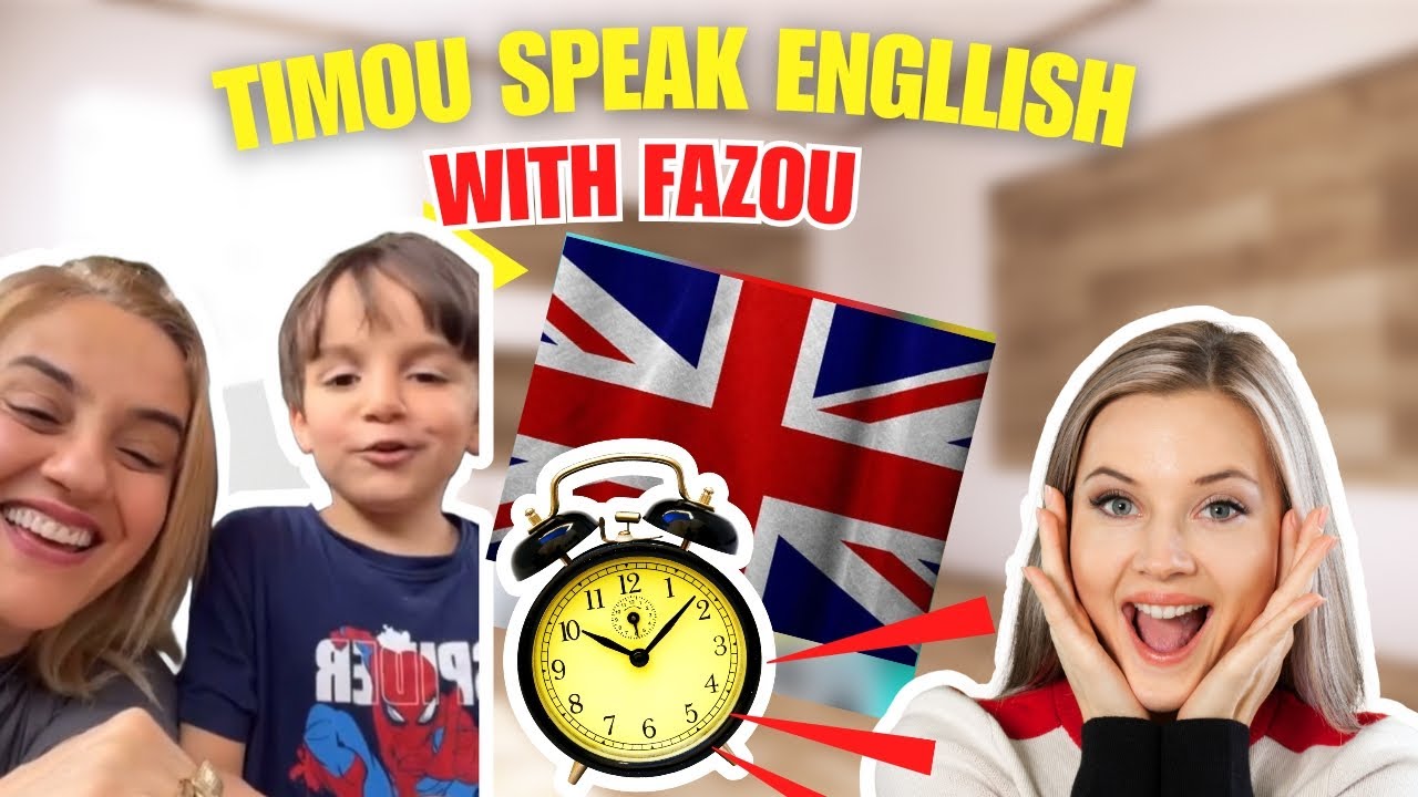 شوفو ولدي تيمو كي يهدر معايا بالإنجليزية 🇬🇧💪 راني خايفة هو يولي يفتح لي لايف 🤣